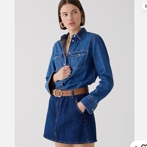 NWT J. Crew Slim Wren Blue Denim shirt, 6